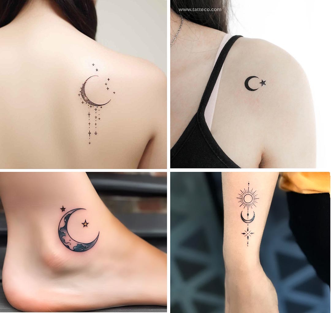 Tatuaj luna si stele