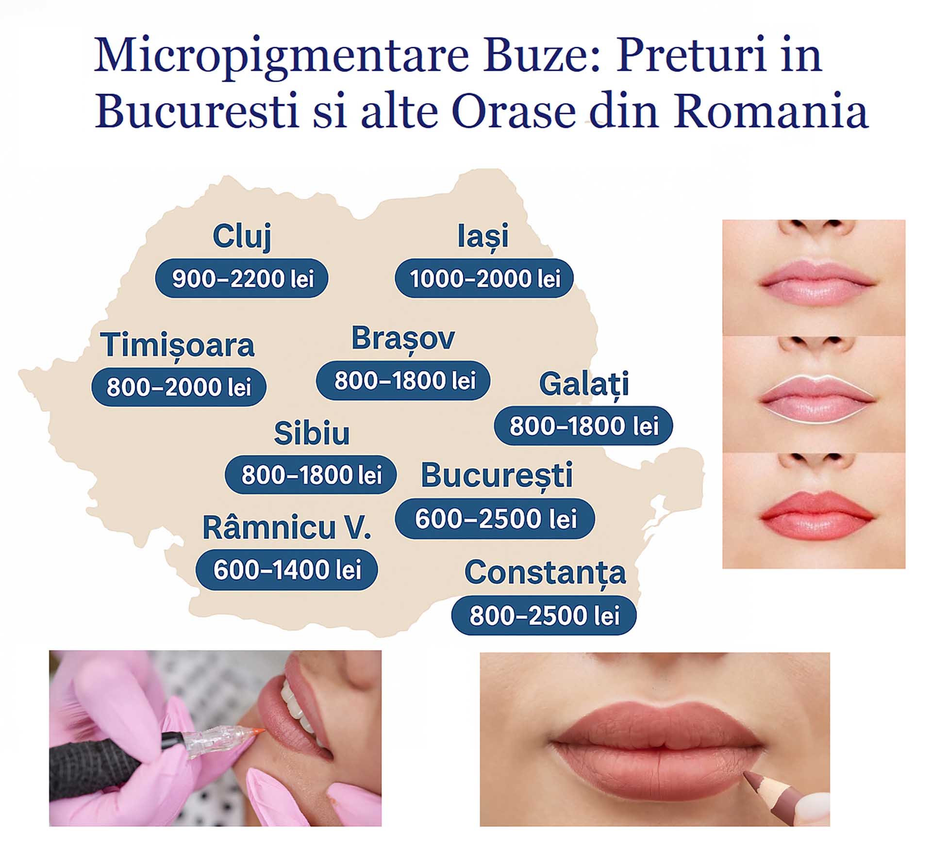 Prețuri micropigmentare buze în Bucuresti si alte orașe din Romania